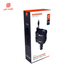 شارژر فندکی خودرو برند پرودو مدل PD-FWCH029