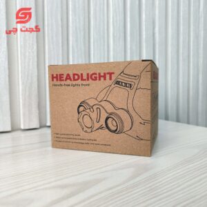 هدلایت شارژی سه لامپ مدل rotary zoom