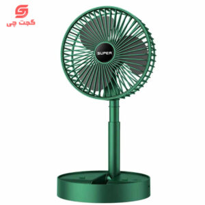 پنکه شارژی تلسکوپی سوپر مدل folding fan