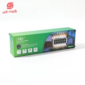 چراغ دیواری خورشیدی RGB برند CBK مدل 12 لامپ