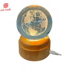 گوی چرخشی کره زمین مدل 10 سانتی