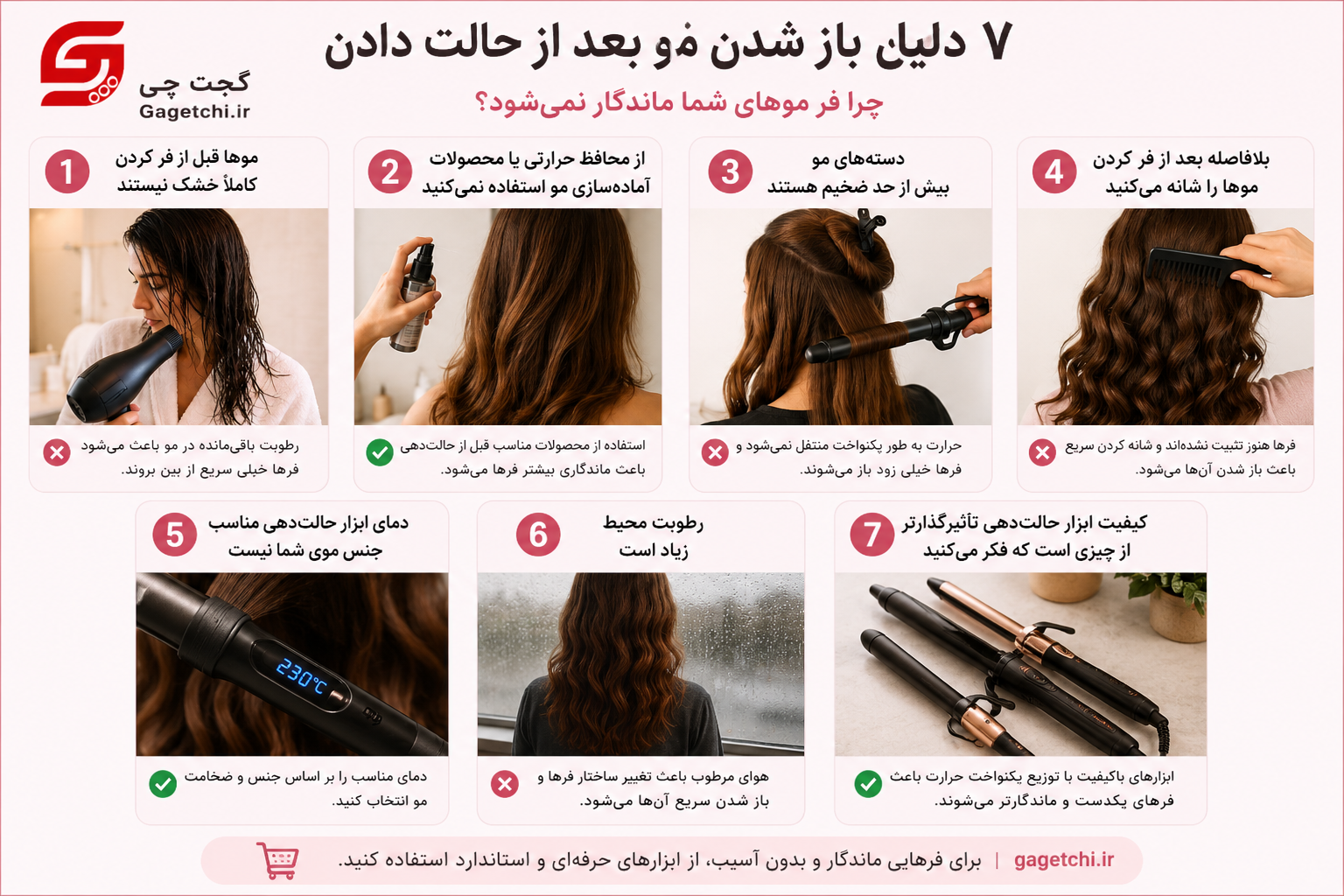 راز ماندگاری فر مو چیست؟ 