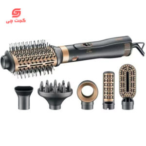 سشوار چرخشی وی جی آر مدل V-491 با قابلیت باد سرد و برس دار