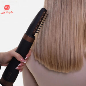 سشوار چرخشی وی جی آر مدل V-491 با قابلیت باد سرد و برس دار