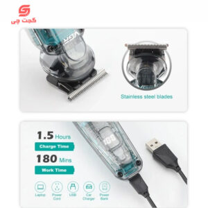ماشین اصلاح وی جی آر مدل V-949 با تکنولوژی برش مستقیم و ضد آب