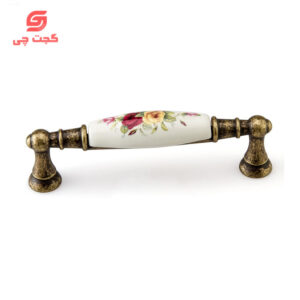 دستگیره کابینت سرامیکی فلزی