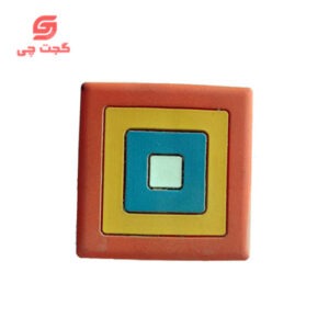 دستگیره کمد مدل عروسکی طرح ماهی قهوه ای