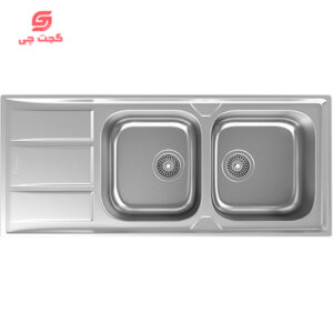 سینک توکار دو لگن داتیس DB180
