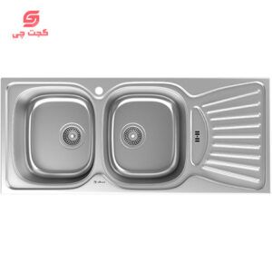 سینک توکار دو لگن داتیس DB127 لگن راست