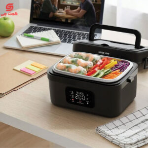 ظرف غذای گرم کن شارژی گرین لاین مدل GLB-30