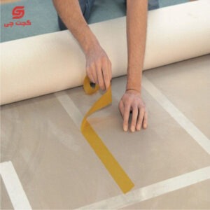 چسب فرش دوطرفه نخ دار