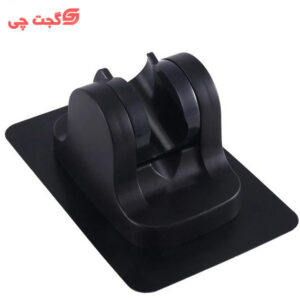 نگهدارنده چسبی سردوش حمام مشکی
